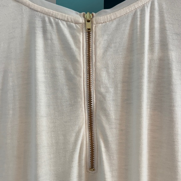 Ann Taylor Cream Sleeveless Top XL - Picture 4 of 6